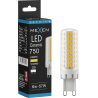 Mexen Aura Stmievateľná LED žiarovka G9, 6W, Teplá - 3000K, 750 lm - L122-G9-0630-01