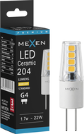 Mexen Oris LED žiarovka G4, 1,7 W, Teplá - 3000K, 204 lm - L115-G4-0130-02