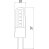 Mexen Oris LED žiarovka G4, 1,7W, Neutrálna - 4000K, 210 lm - L115-G4-0140-02
