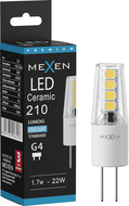 Mexen Oris LED žiarovka G4, 1,7W, Studená - 6500K, 210 lm - L115-G4-0165-02