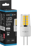 Mexen Oris LED žiarovka G4, 2,5W, Neutrálna - 4000K, 320 lm - L115-G4-0240-01