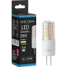 Mexen Oris LED žiarovka G4, 3W, Teplá - 3000K, 360 lm - L115-G4-0330-01