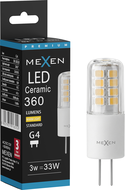Mexen Oris LED žiarovka G4, 3W, Teplá - 3000K, 360 lm - L115-G4-0330-01
