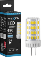 Mexen Oris LED žiarovka G4, 4W, Studená - 6500K, 490 lm - L115-G4-0465-01