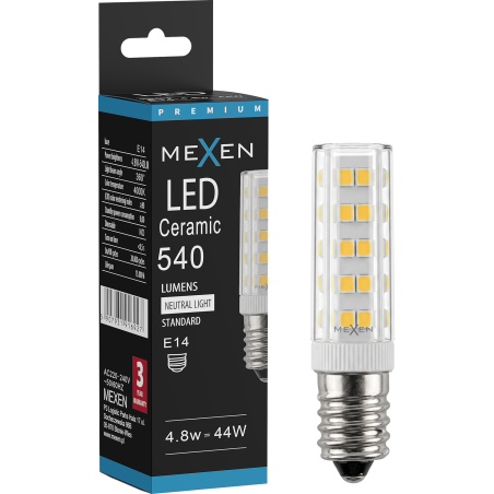 Mexen Aura LED žiarovka E14, 4,8W, Neutrálná - 4000K, 540 lm - L121-E14-0540-01