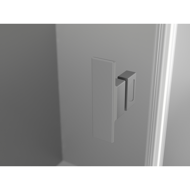 Mexen Mist-B otváracia sprchová kabína 95 x 95 cm, priehľadná, gun metal - 8A2T-095-095-95-00