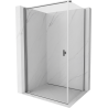 Mexen Mist-B sklopné sprchové dvere 80 x 120 cm, priehľadné, gun metal - 8A2T-080-120-95-00