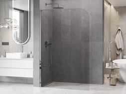 Mexen Kioto-P L sprchová stena Walk-in 120 x 200 cm, transparentná 8 mm, chróm - 800-120-103-01-00-P