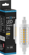 Mexen Vega Stmievateľná LED žiarovka R7S, 7W, Teplá - 3000K, 770 lm - L125-R7S-0730-01