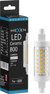 Mexen Vega Stmievateľná LED žiarovka R7S, 7W, Neutrálna - 4000K, 800 lm - L125-R7S-0740-01