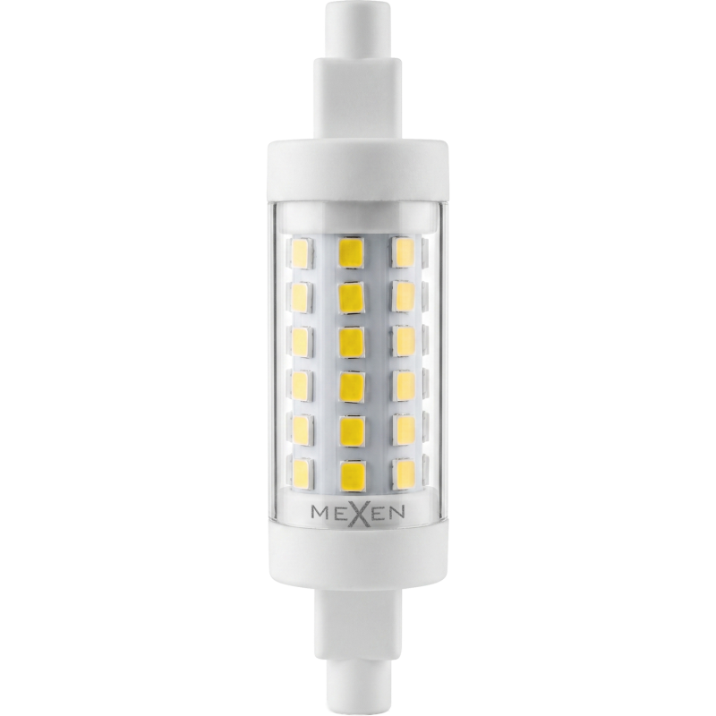 Mexen Vega Stmievateľná LED žiarovka R7S, 7W, Studená - 6500K, 800 lm - L125-R7S-0765-01