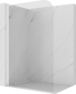 Mexen Kioto-P L sprchová stena Walk-in 90 x 200 cm, transparentná 8 mm, biela - 800-090-103-20-00-P