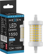 Mexen Vega Stmievateľná LED žiarovka R7S, 12W, Studená - 6500K, 1550 lm - L125-R7S-1265-01