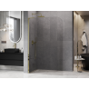 Mexen Kioto-P L sprchová stena Walk-in 120 x 200 cm, transparentná 8 mm, zlatá - 800-120-103-50-00-P