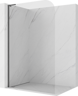 Mexen Kioto-P L sprchová stena Walk-in 70 x 200 cm, transparentná 8 mm, gun gray brúsená - 800-070-103-66-00-P