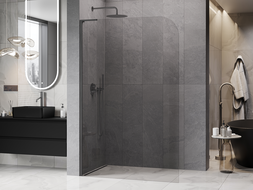 Mexen Kioto-P L sprchová stena Walk-in 70 x 200 cm, transparentná 8 mm, gun gray brúsená - 800-070-103-66-00-P