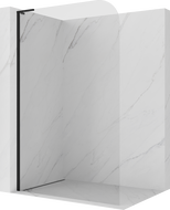 Mexen Kioto-P L sprchová stena Walk-in 80 x 200 cm, priehľadná 8 mm, čierna - 800-080-103-70-00-P