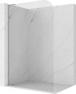 Mexen Kioto-P L sprchová stena Walk-in 120 x 200 cm, transparentná 8 mm, brúsený nikel - 800-120-103-97-00-P
