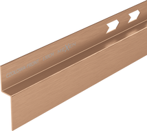 Mexen Line-B predná sprchová lišta 130 cm, brúsená meď - 186503130U