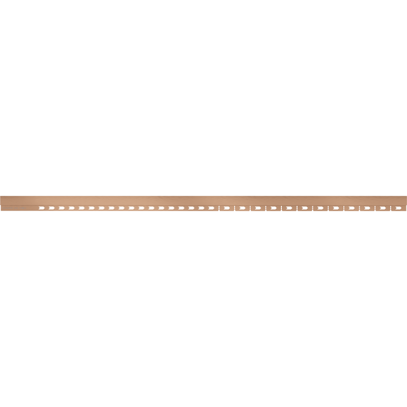 Mexen Line-B predná sprchová lišta 130 cm, brúsená meď - 186503130U