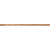 Mexen Line-B predná sprchová lišta 130 cm, brúsená meď - 186503130U