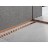 Mexen Line-B predná sprchová lišta 130 cm, brúsená meď - 186503130U