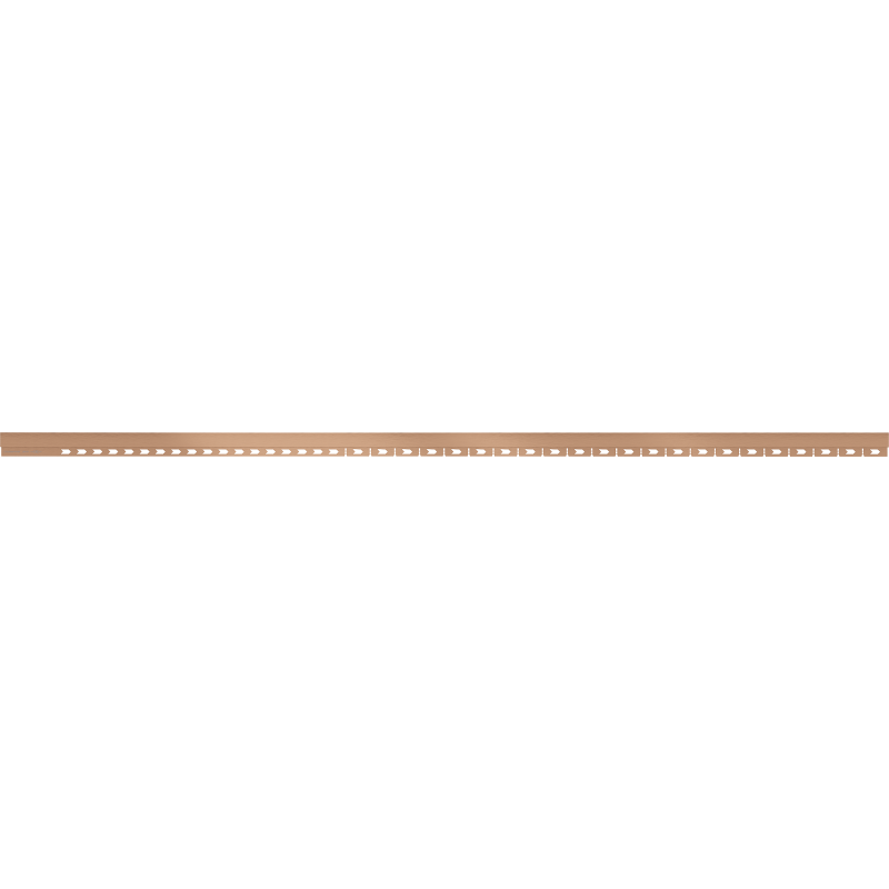 Mexen Line-B predná sprchová lišta 180 cm, brúsená meď - 186503180U