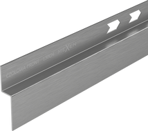 Mexen Line-B čelná sprchová lišta 130 cm, brúsená zbraňová šedá - 186603130U