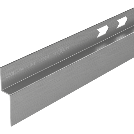 Mexen Line-B predná sprchová lišta 180 cm, kefovaný gun gray - 186603180U