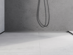 Mexen Line-B predná sprchová lišta 180 cm, kefovaný gun gray - 186603180U