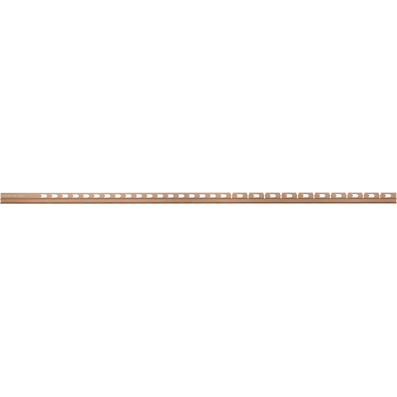 Mexen Line-B klesáková lišta pre sklo 120 cm pravá, brúsená meď - 186504120R