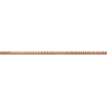 Mexen Line-B klesáková lišta pre sklo 120 cm pravá, brúsená meď - 186504120R