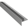 Mexen Line-B spádová lišta na sklo 120 cm ľavá, gun gray kartáčovaný - 186604120L