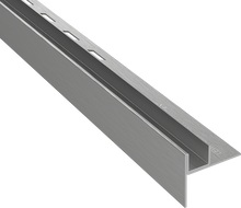 Mexen Line-B spádová lišta na sklo 120 cm ľavá, gun gray kartáčovaný - 186604120L