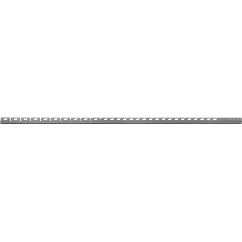 Mexen Line-B spádová lišta na sklo 120 cm ľavá, gun gray kartáčovaný - 186604120L