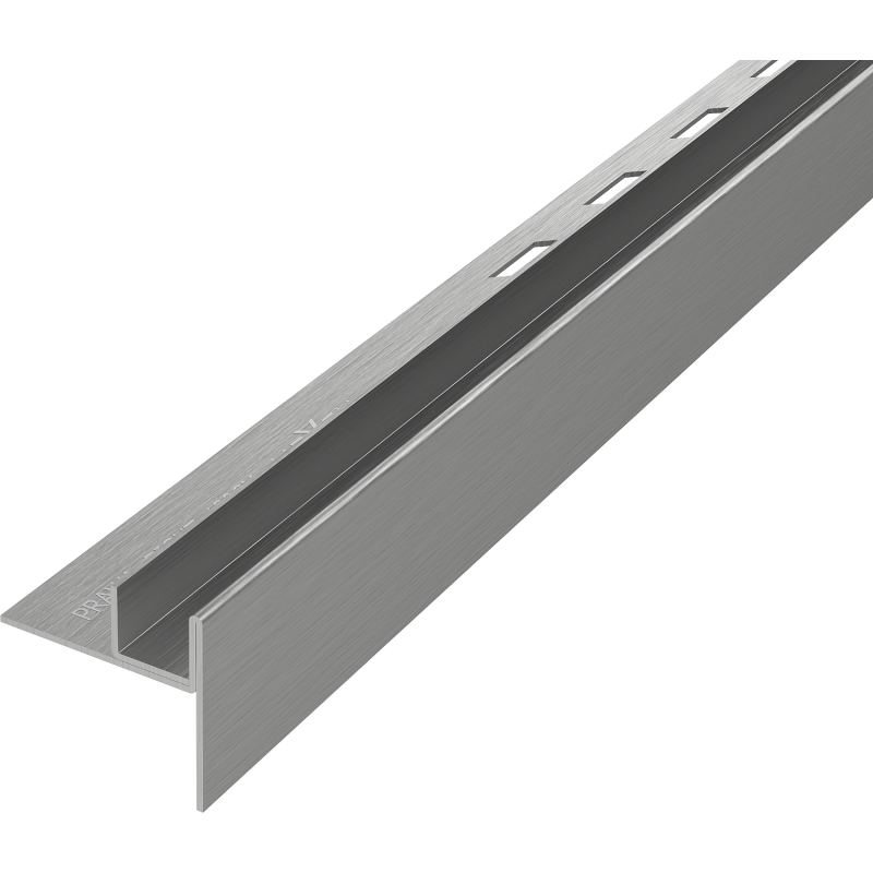 Mexen Line-B odkvapová lišta na sklo 120 cm pravá, brúsená gun gray - 186604120R
