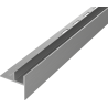 Mexen Line-B odkvapová lišta na sklo 120 cm pravá, brúsená gun gray - 186604120R