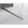 Mexen Line-B odkvapová lišta na sklo 120 cm pravá, brúsená gun gray - 186604120R