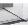 Mexen Line-B odkvapová lišta na sklo 120 cm pravá, brúsená gun gray - 186604120R