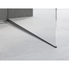 Mexen Line-B lišta spádová pre sklo 180 cm pravá, gun gray brúsená - 186604180R