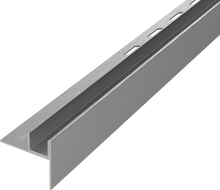 Mexen Line-B lišta spádová pre sklo 180 cm pravá, gun gray brúsená - 186604180R