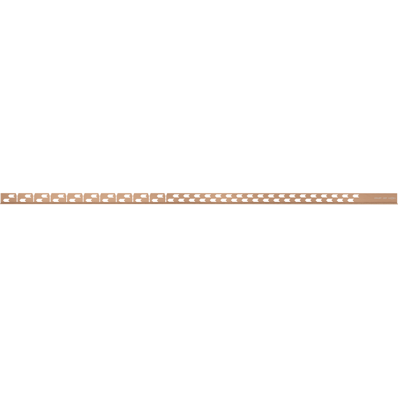 Mexen Line-B podlahová lišta spádová 120 cm ľavá, kartáčovaná meď - 186501120L
