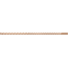 Mexen Line-B podlahová lišta spádová 120 cm ľavá, kartáčovaná meď - 186501120L