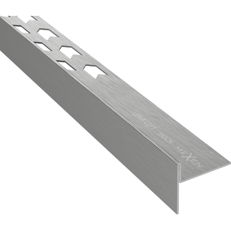 Mexen Line-B lišta spádová podlahová 180 cm ľavá, gun gray brúsený - 186601180L