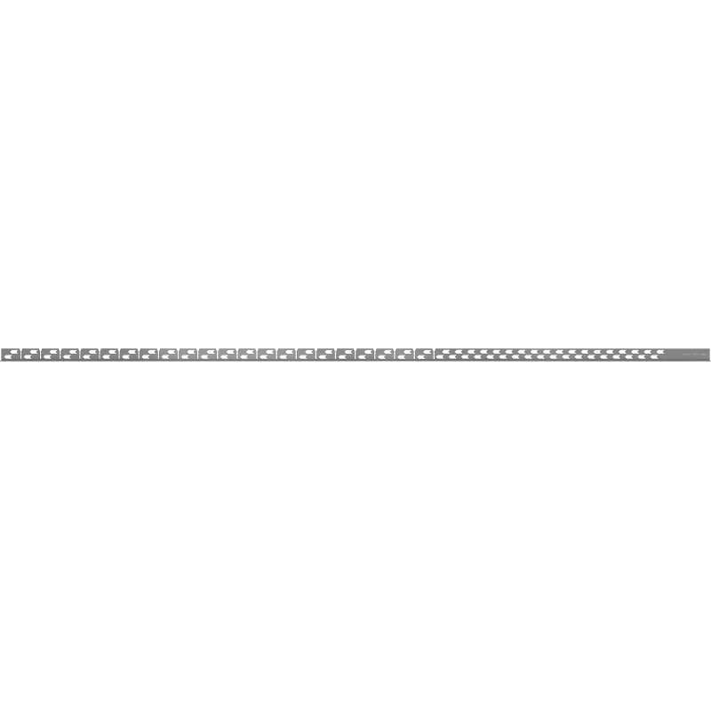 Mexen Line-B lišta spádová podlahová 180 cm ľavá, gun gray brúsený - 186601180L