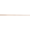 Mexen Line-B podlahová lišta 180 cm pravá, brúsená meď - 186501180R