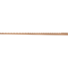 Mexen Line-B pristanová lišta 120 cm ľavá, brúsená meď - 186502120L