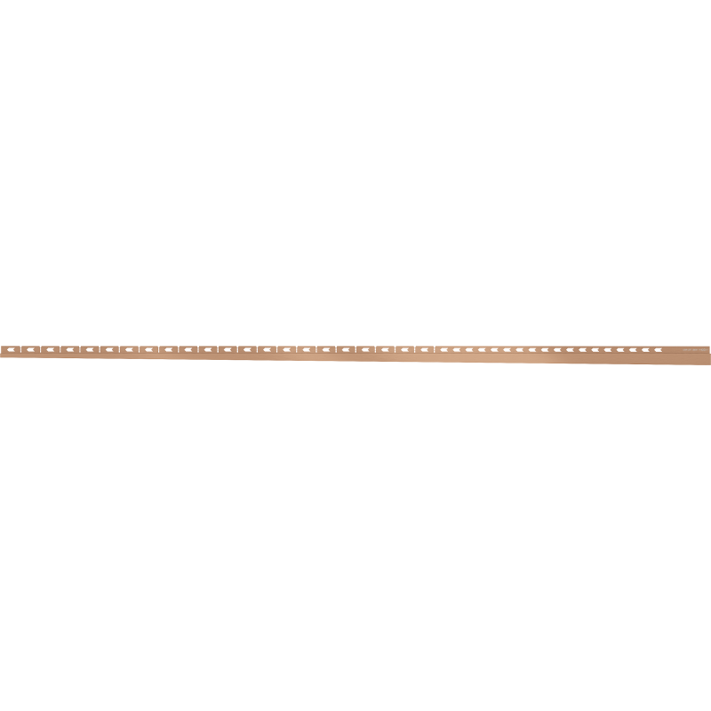 Mexen Line-B stenová odvodňovacia lišta 180 cm ľavá, kartáčovaná meď - 186502180L