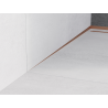 Mexen Line-B pristanová lišta 120 cm ľavá, brúsená meď - 186502120L