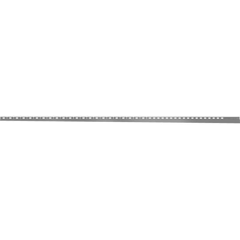 Mexen Line-B stenová lišta odkvapová 180 cm ľavá, kartáčovaná sivá - 186602180L